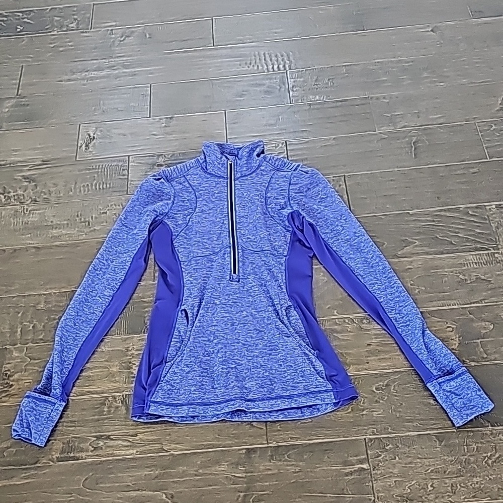 Lululemon Athletic Fitted Women's Purple/Blue Long Sleeved Pullover